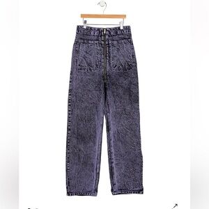 Rachel Comey Purple acid wash Barrie jeans, zip front - size 2